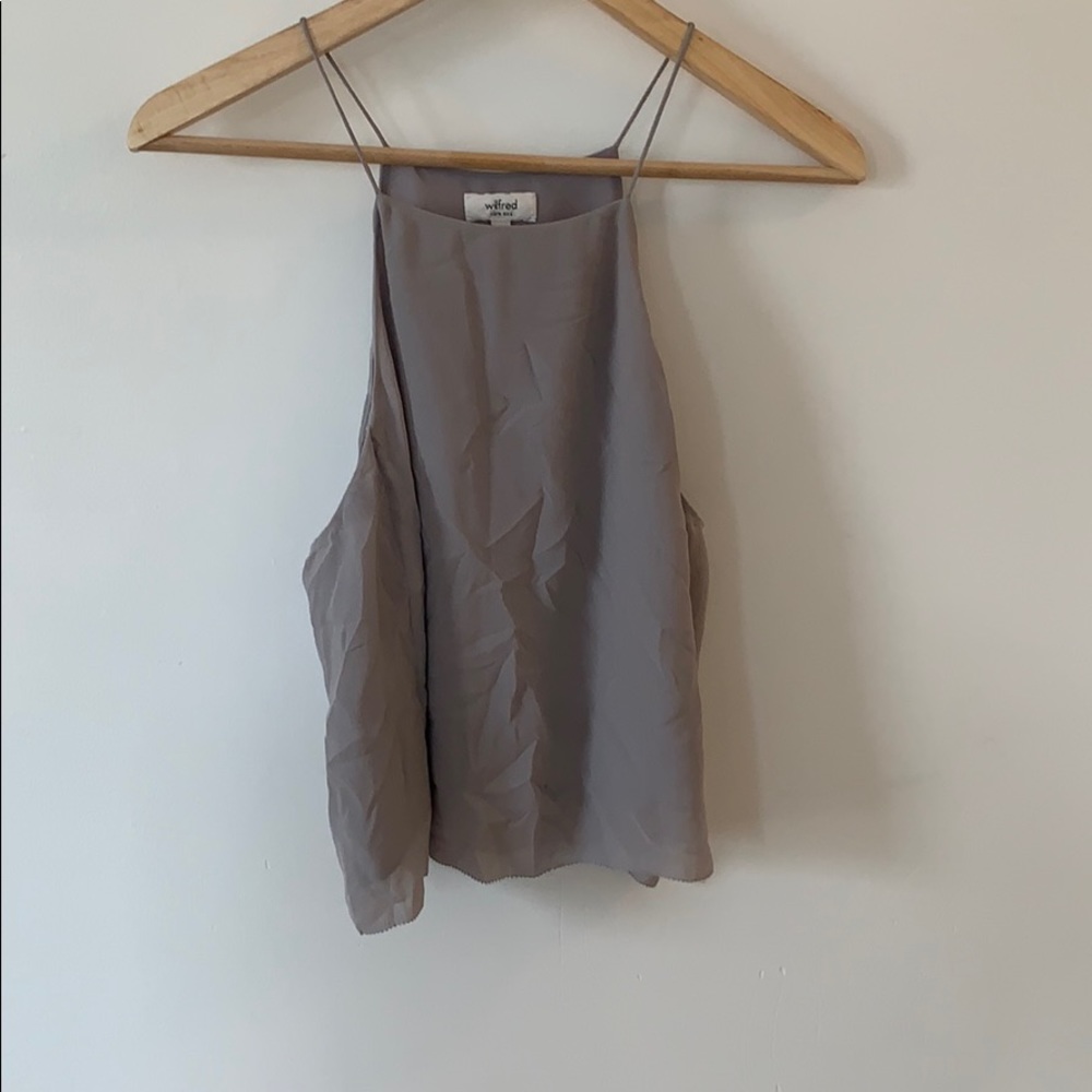 Aritzia Wilfred Rians silk tank